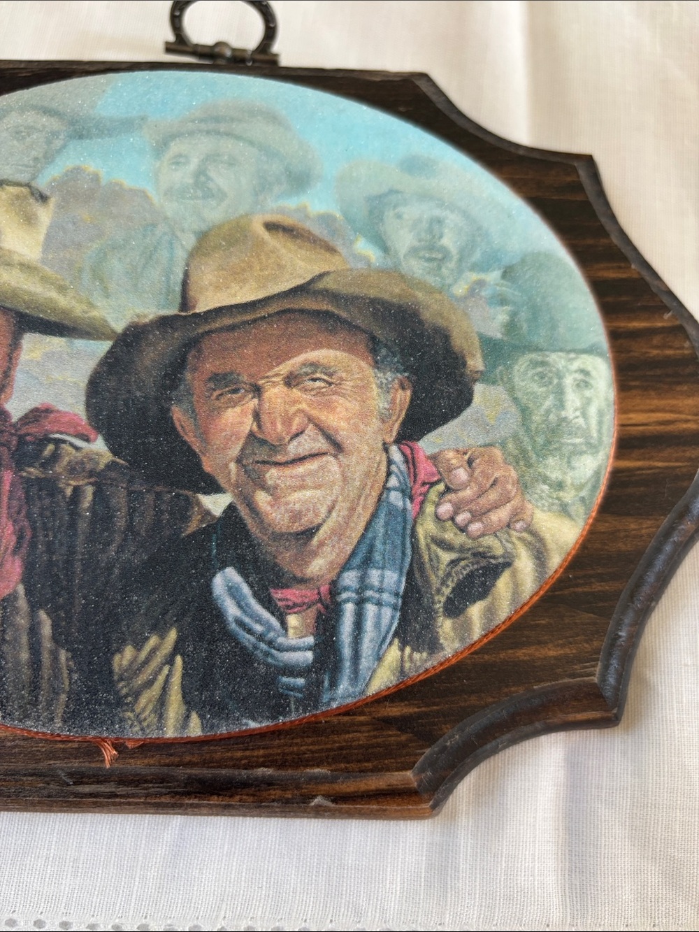 Vintage John Wayne Wooden Wall Art. “My Hero’s” by Walter Brennan Jr 1980’s - Picture 5 of 10